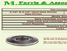 Tablet Screenshot of mfarris.com